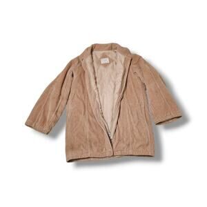 Vintage JCPenney Corduroy Jacket 70s Barn Coat Womens Size 9 M/L Made In JAPAN